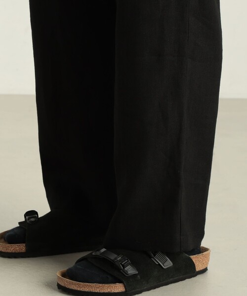 EDITION(エディション)の「リネンツイル イージーパンツ(その他パンツ・メンズ・ブラック・M/S)」の4枚目の写真