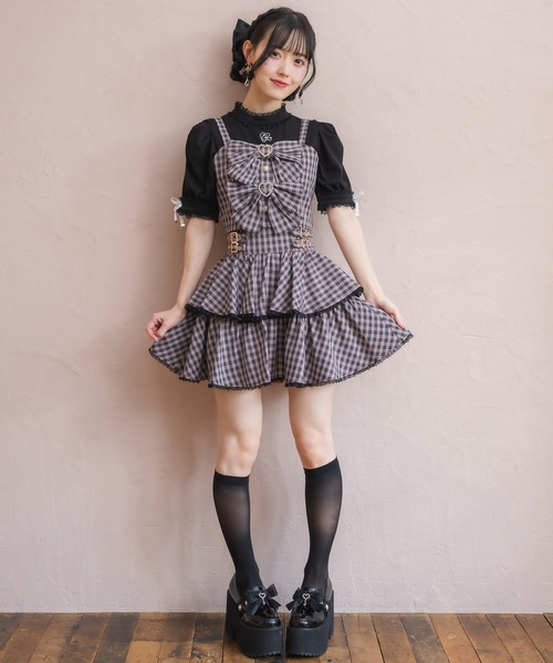 ROJITA ダブルリボン ビスチェ スカートセット ダブルリボンビスチェスカートセット | Rlab store