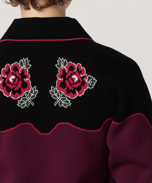 Molly Goddard（モリー ゴダード）の「Molly Goddard NATASHA JUMPER ジャカードニット（ニット/セーター・レディース・レッド・S）」の5枚目の写真