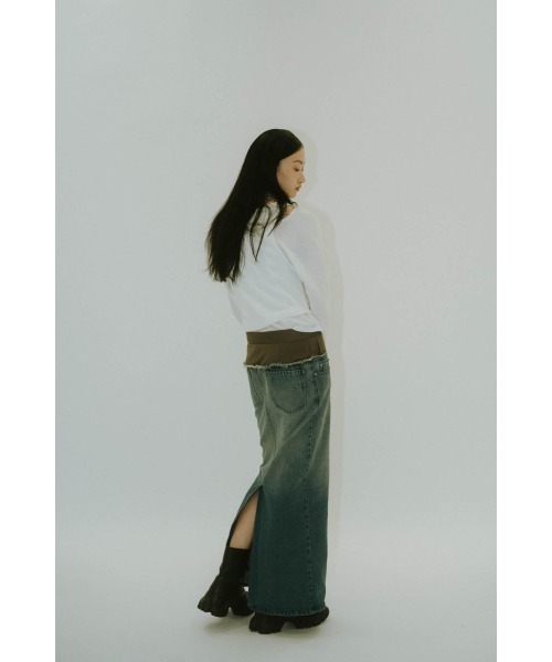 docking maxi denim skirt(スカート)|Knuth Marf docking maxi denim skirt(スカート)|Knuth Marf