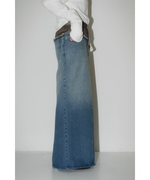 docking maxi denim skirt(スカート)|Knuth Marf docking maxi denim skirt(スカート)|Knuth Marf