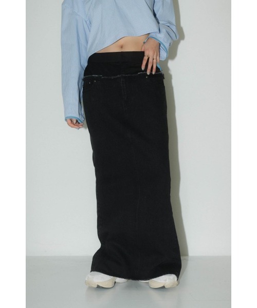 Knuth Marf(クヌースマーフ)の「docking maxi denim skirt(スカート・レディース・ブラック/その他・MEDIUM/SMALL/X-SMALL)」の13枚目の写真