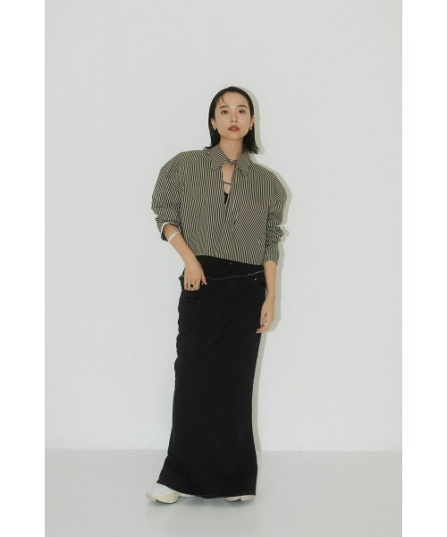 Knuth Marf(クヌースマーフ)の「docking maxi denim skirt(スカート・レディース・ブラック/その他・MEDIUM/SMALL/X-SMALL)」の16枚目の写真