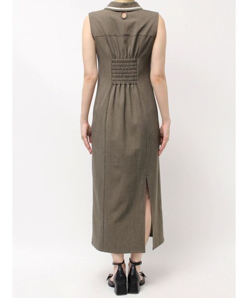 dazzlin（ダズリン）の「フチフリルレイヤードワンピース（ワンピース・レディース・アイボリー/インディゴブルー/ブラウン・SMALL/MEDIUM）」の15枚目の写真