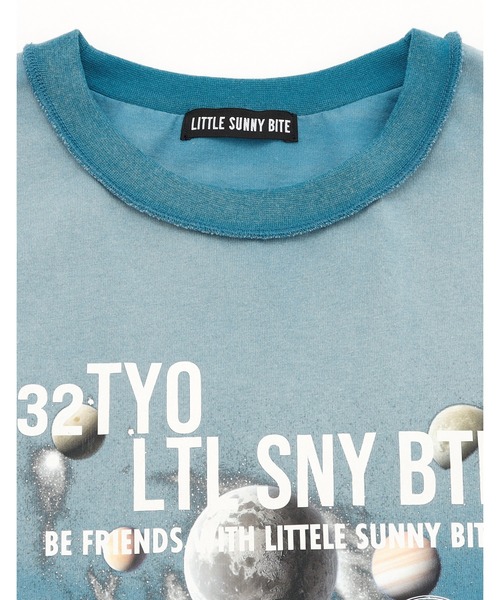 Little sunny bite（リトルサニーバイト）の「cosmic big tee（Tシャツ/カットソー・レディース・ブルー/ブラック/ピンク・SMALL/MEDIUM）」の12枚目の写真