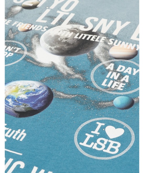 Little sunny bite（リトルサニーバイト）の「cosmic big tee（Tシャツ/カットソー・レディース・ブルー/ブラック/ピンク・SMALL/MEDIUM）」の14枚目の写真