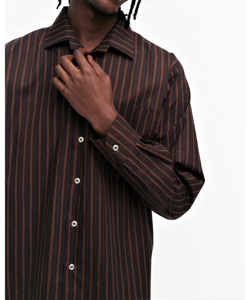 marimekko（マリメッコ）の「【kioski】 Jokapoika / cotton shirt（シャツ/ブラウス・レディース・パープル/ブラック・SMALL/X-SMALL/MEDIUM/LARGE）」の16枚目の写真