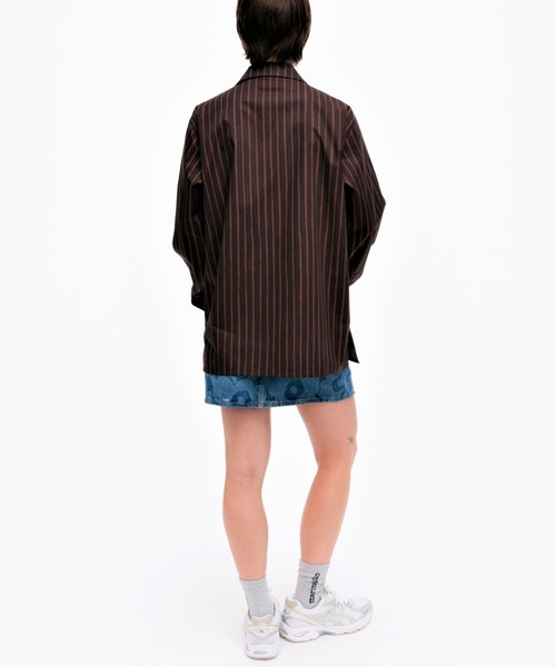 marimekko（マリメッコ）の「【kioski】 Jokapoika / cotton shirt（シャツ/ブラウス・レディース・パープル/ブラック・SMALL/X-SMALL/MEDIUM/LARGE）」の18枚目の写真