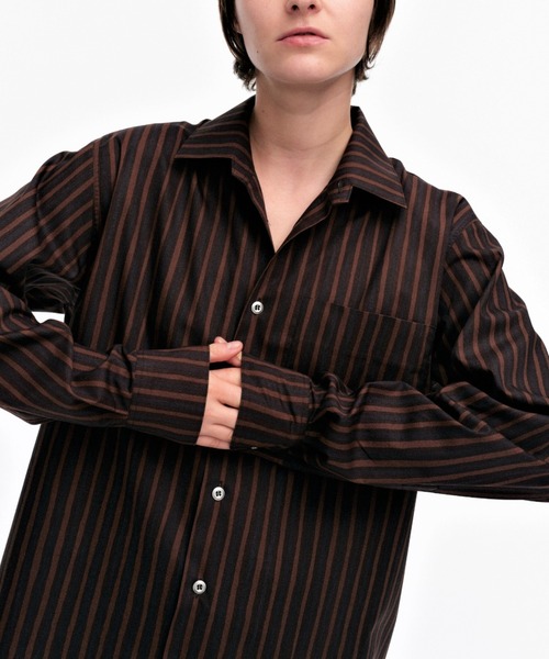 marimekko（マリメッコ）の「【kioski】 Jokapoika / cotton shirt（シャツ/ブラウス・レディース・パープル/ブラック・SMALL/X-SMALL/MEDIUM/LARGE）」の19枚目の写真