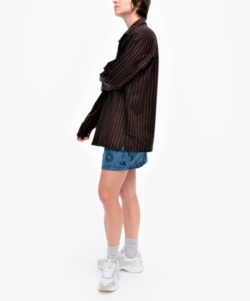marimekko（マリメッコ）の「【kioski】 Jokapoika / cotton shirt（シャツ/ブラウス・レディース・パープル/ブラック・SMALL/X-SMALL/MEDIUM/LARGE）」の17枚目の写真