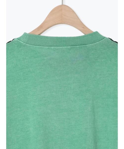 SM2（エスエムツー）の「ピグメント加工メロー切替ロゴプリントTシャツ（Tシャツ/カットソー・レディース・チャコールグレー/イエロー/グリーン/オフホワイト・F）」の22枚目の写真