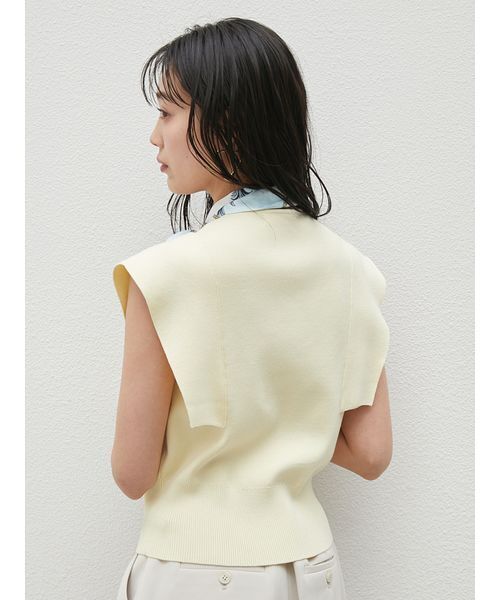 Sustainableタイセットノースリニットプルオーバー（ニット