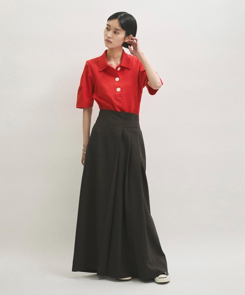 ADAM ET ROPE' アダムエロペ コクーンスリーブポロシャツ ADAM ET ROPE'｜コクーンスリーブポロシャツ | Rakuten Fashion