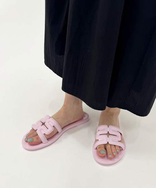 melissa（メリッサ）の「【melissa/メリッサ】 Mデザインサンダル（サンダル・レディース・ピンク/サックスブルー・36/37/38）」の7枚目の写真