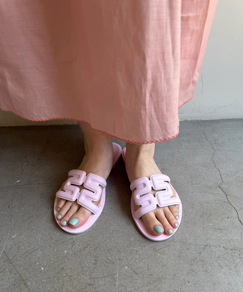 melissa（メリッサ）の「【melissa/メリッサ】 Mデザインサンダル（サンダル・レディース・ピンク/サックスブルー・36/37/38）」の9枚目の写真