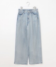 自由区　ストレートデニム　40 洗える】365DENIMワイドストレート パンツ （デニムパンツ