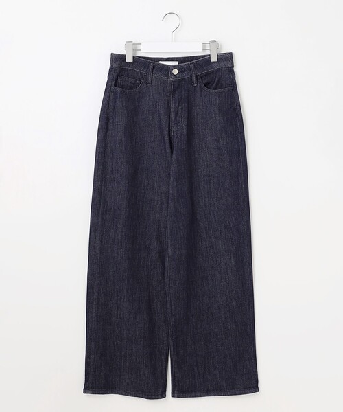 自由区(ジユウク)の「ウスカルデニムワイドストレート パンツ(デニムパンツ・レディース・ネイビー系/ダルブルー系/ダルブルー系9/アイボリー・32)」の21枚目の写真