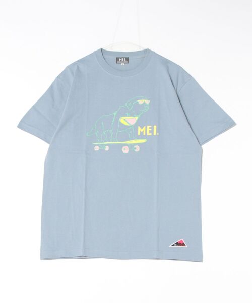 MEI(メイ)の「【MEI/メイ】別注 アニマルプリント オーバーサイズ Tシャツ(Tシャツ/カットソー・メンズ・ホワイト系その他2/ホワイト系その他3/ベージュ系その他3/ブルー系その他2/ホワイト系その他/ブラック系その他・LARGE/MEDIUM)」の6枚目の写真