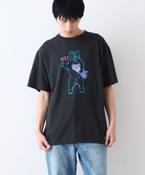 MEI/メイ】別注 アニマルプリント オーバーサイズ Tシャツ（T