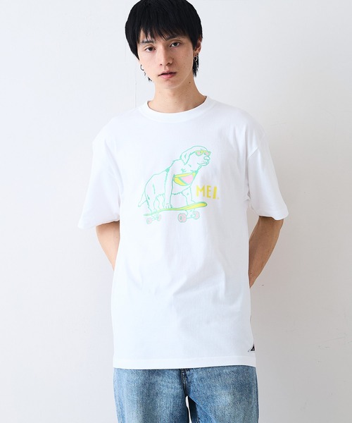 MEI(メイ)の「【MEI/メイ】別注 アニマルプリント オーバーサイズ Tシャツ(Tシャツ/カットソー・メンズ・ホワイト系その他2/ホワイト系その他3/ベージュ系その他3/ブルー系その他2/ホワイト系その他/ブラック系その他・LARGE/MEDIUM)」の10枚目の写真