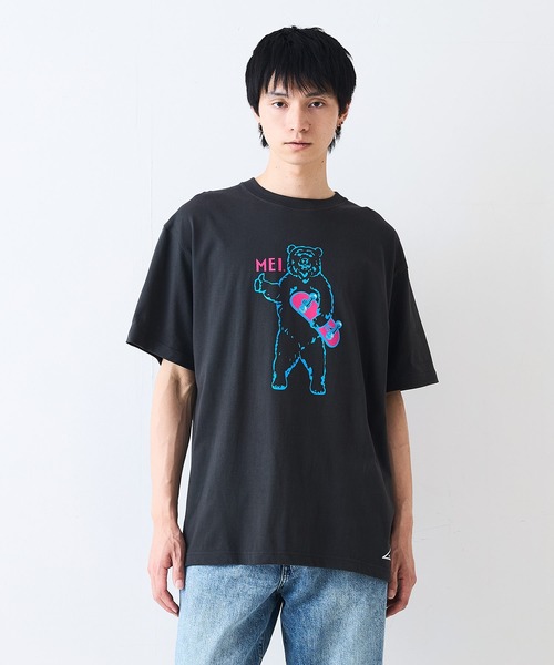 MEI(メイ)の「【MEI/メイ】別注 アニマルプリント オーバーサイズ Tシャツ(Tシャツ/カットソー・メンズ・ホワイト系その他2/ホワイト系その他3/ベージュ系その他3/ブルー系その他2/ホワイト系その他/ブラック系その他・LARGE/MEDIUM)」の13枚目の写真