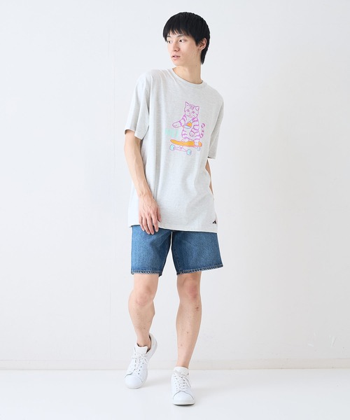 MEI(メイ)の「【MEI/メイ】別注 アニマルプリント オーバーサイズ Tシャツ(Tシャツ/カットソー・メンズ・ホワイト系その他2/ホワイト系その他3/ベージュ系その他3/ブルー系その他2/ホワイト系その他/ブラック系その他・LARGE/MEDIUM)」の17枚目の写真