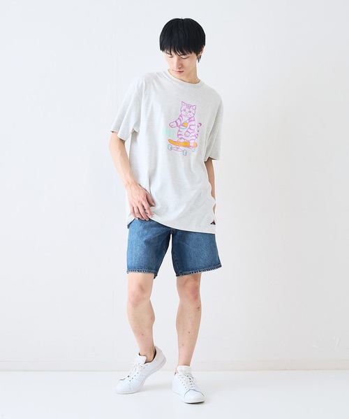 MEI(メイ)の「【MEI/メイ】別注 アニマルプリント オーバーサイズ Tシャツ(Tシャツ/カットソー・メンズ・ホワイト系その他2/ホワイト系その他3/ベージュ系その他3/ブルー系その他2/ホワイト系その他/ブラック系その他・LARGE/MEDIUM)」の18枚目の写真