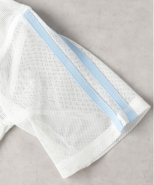 Right-on（ライトオン）の「【VIVIAN BLUE】メッシュドッキングトップス（Tシャツ/カットソー・キッズ・ブラック/サックスブルー・140/150/160/130）」の3枚目の写真