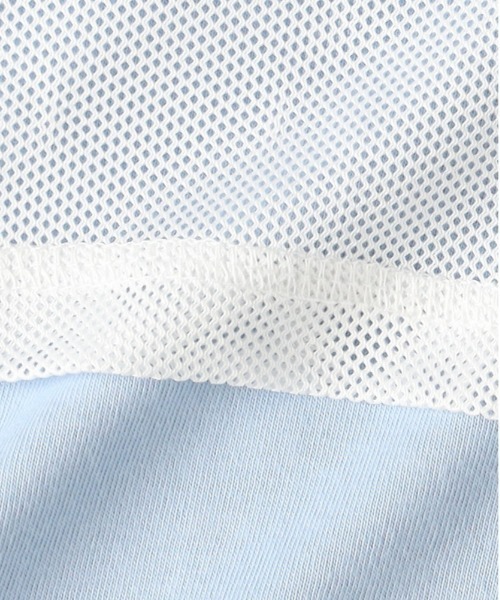 Right-on（ライトオン）の「【VIVIAN BLUE】メッシュドッキングトップス（Tシャツ/カットソー・キッズ・ブラック/サックスブルー・140/150/160/130）」の7枚目の写真