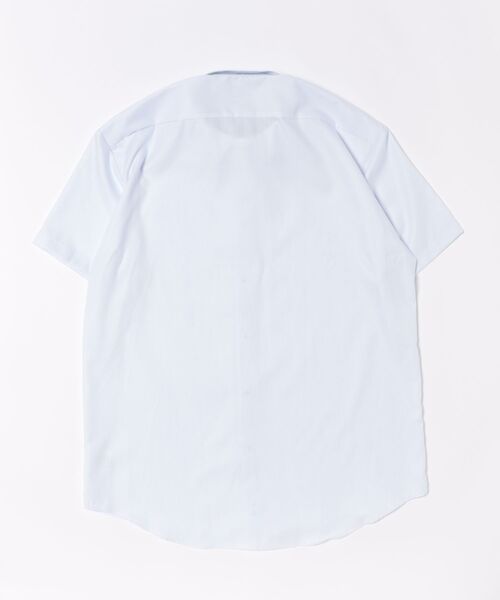 TOKYO SHIRTS（トウキョウシャツ）の「【超形態安定】 形態安定ノンアイロン ボタンダウン 半袖ビジネスワイシャツ（大きいサイズ）（ビジネスシャツ・メンズ・ライトブルー・首回り45cm/首回り47cm）」の7枚目の写真