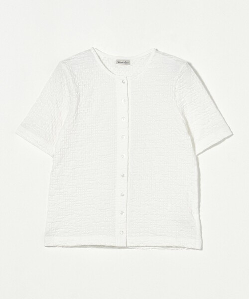 Steven Alan（スティーブンアラン）の「＜Steven Alan＞シュリンク ジャージー ハーフスリーブ カーディガン（カーディガン/ボレロ・レディース・レッド/ブラック/オフホワイト・FREE）」の15枚目の写真