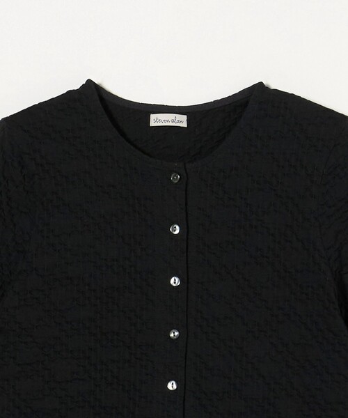 Steven Alan（スティーブンアラン）の「＜Steven Alan＞シュリンク ジャージー ハーフスリーブ カーディガン（カーディガン/ボレロ・レディース・レッド/ブラック/オフホワイト・FREE）」の21枚目の写真