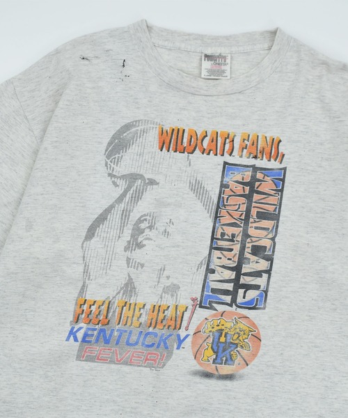 VINTAGE（ヴィンテージ）の「【USED】90’s ONITA “Wild Cat” カレッジ Tシャツ（Tシャツ/カットソー・メンズ・グレー・X-LARGE）」の19枚目の写真