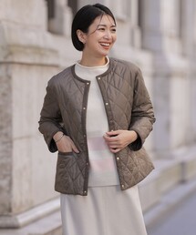 L size ONWARD（大きいサイズ）｜エルサイズ オンワードのノーカラー