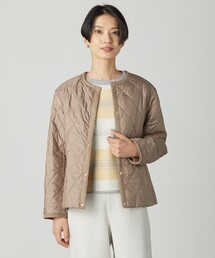 【WEB限定カラーあり】コンパクトタフタキルティング ブルゾン