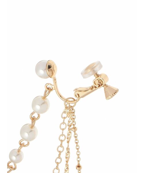 MERCURYDUO(マーキュリーデュオ)の「ファーイヤリング(イヤリング・レディース・オフホワイト/ライトグレー・FREE)」の5枚目の写真