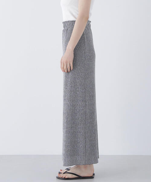 NATURAL BEAUTY BASIC(ナチュラルビューティーベーシック)の「◇シアーラメリブナロースカート(スカート・レディース・チャコールグレー/オレンジ・P/S/MEDIUM)」の17枚目の写真