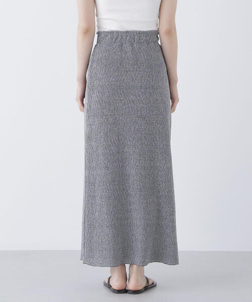 NATURAL BEAUTY BASIC(ナチュラルビューティーベーシック)の「◇シアーラメリブナロースカート(スカート・レディース・チャコールグレー/オレンジ・P/S/MEDIUM)」の18枚目の写真