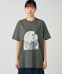 キャンプミニTシャツ　即購入OK 半袖》818 ちょこっとアイルの刺繍Tシャツ
