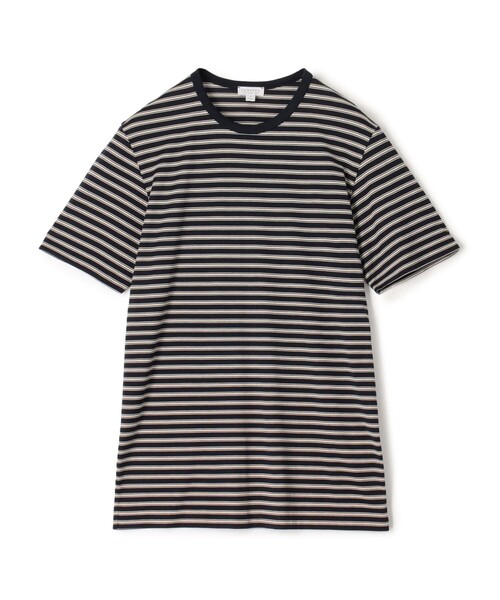 SUNSPEL(サンスペル)の「SUNSPELコットン クルーネックTシャツ(Tシャツ/カットソー・メンズ・グリーン系その他/ブルー系その他2・M/L/S)」の2枚目の写真