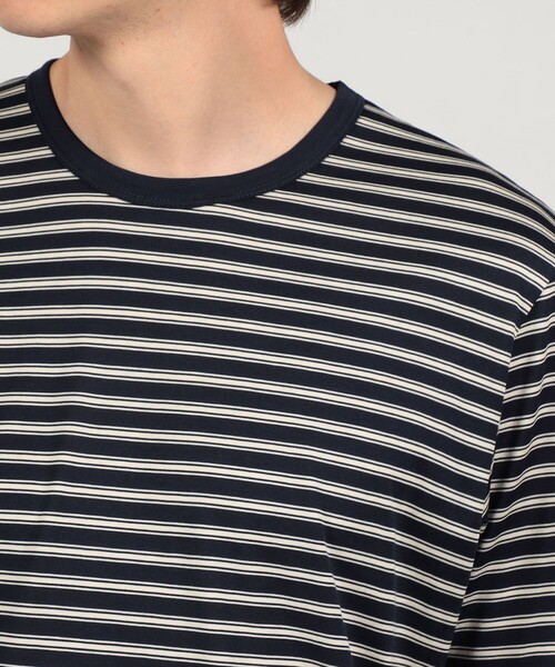 SUNSPEL(サンスペル)の「SUNSPELコットン クルーネックTシャツ(Tシャツ/カットソー・メンズ・グリーン系その他/ブルー系その他2・M/L/S)」の7枚目の写真