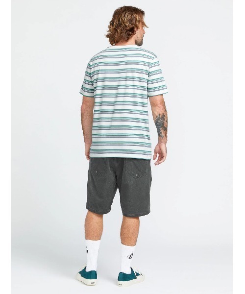 VOLCOM（ボルコム）の「【VOLCOM/ボルコム】Stone Faded Hybrid Shorts/速乾ストレッチショートパンツ（その他パンツ・メンズ・ブラック系その他/グリーン系その他・32inch/30inch/34inch）」の4枚目の写真