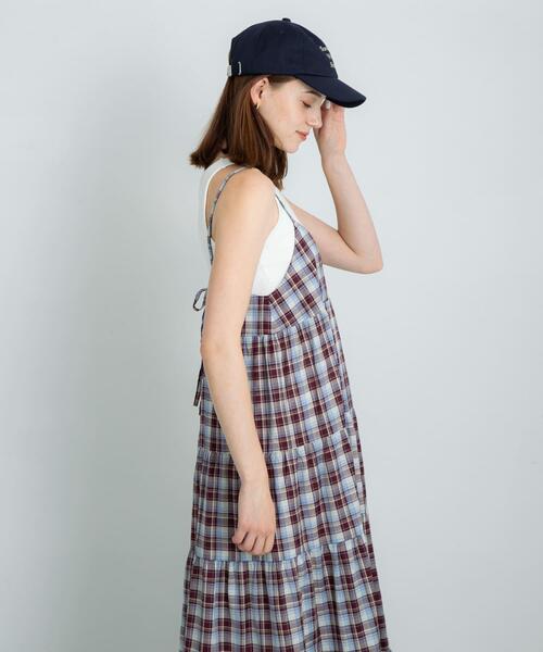 URBAN RESEARCH Sonny Label(アーバンリサーチサニーレーベル)の「『UR TECH』チェックティアードキャミワンピース(ワンピース・レディース・ブラウン系その他/ブラック系その他・FREE)」の9枚目の写真