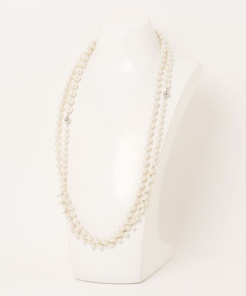 LAUTREAMONT（ロートレアモン）の「3WAYパールネックレス（ネックレス・レディース・オフホワイト・FREE）」の6枚目の写真
