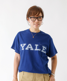 【The BOOK STORE / ブックストア 】YALE POCKET TEE /イェール大学 /カレッジロゴ /ポケットTシャツ