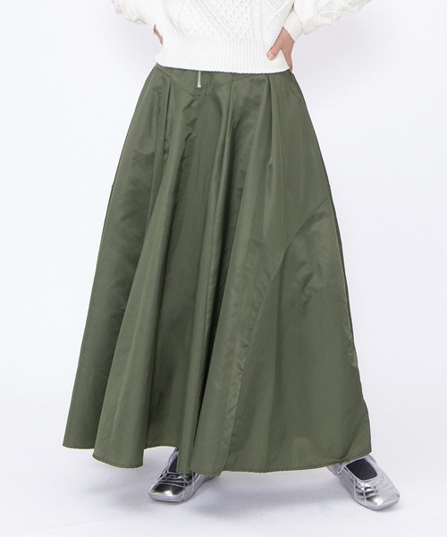 PUNYUS(プニュズ)の「コルセットボリュームスカート(スカート・レディース・カーキ/ブラック/ピンク・1/2/3/4)」の2枚目の写真