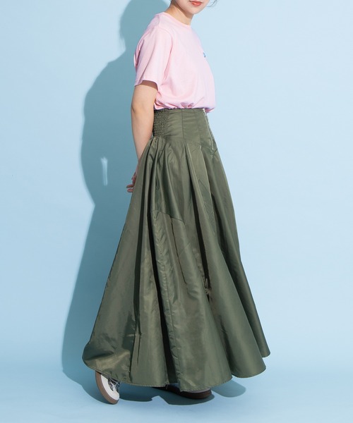 PUNYUS(プニュズ)の「コルセットボリュームスカート(スカート・レディース・カーキ/ブラック/ピンク・1/2/3/4)」の22枚目の写真