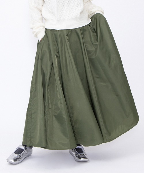 PUNYUS(プニュズ)の「コルセットボリュームスカート(スカート・レディース・カーキ/ブラック/ピンク・1/2/3/4)」の15枚目の写真