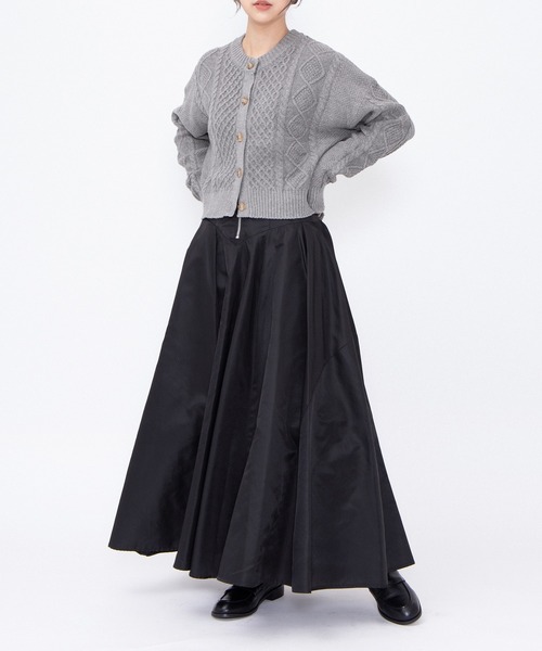 PUNYUS(プニュズ)の「コルセットボリュームスカート(スカート・レディース・カーキ/ブラック/ピンク・1/2/3/4)」の10枚目の写真