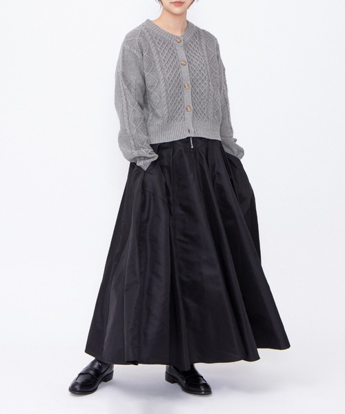 PUNYUS(プニュズ)の「コルセットボリュームスカート(スカート・レディース・カーキ/ブラック/ピンク・1/2/3/4)」の11枚目の写真